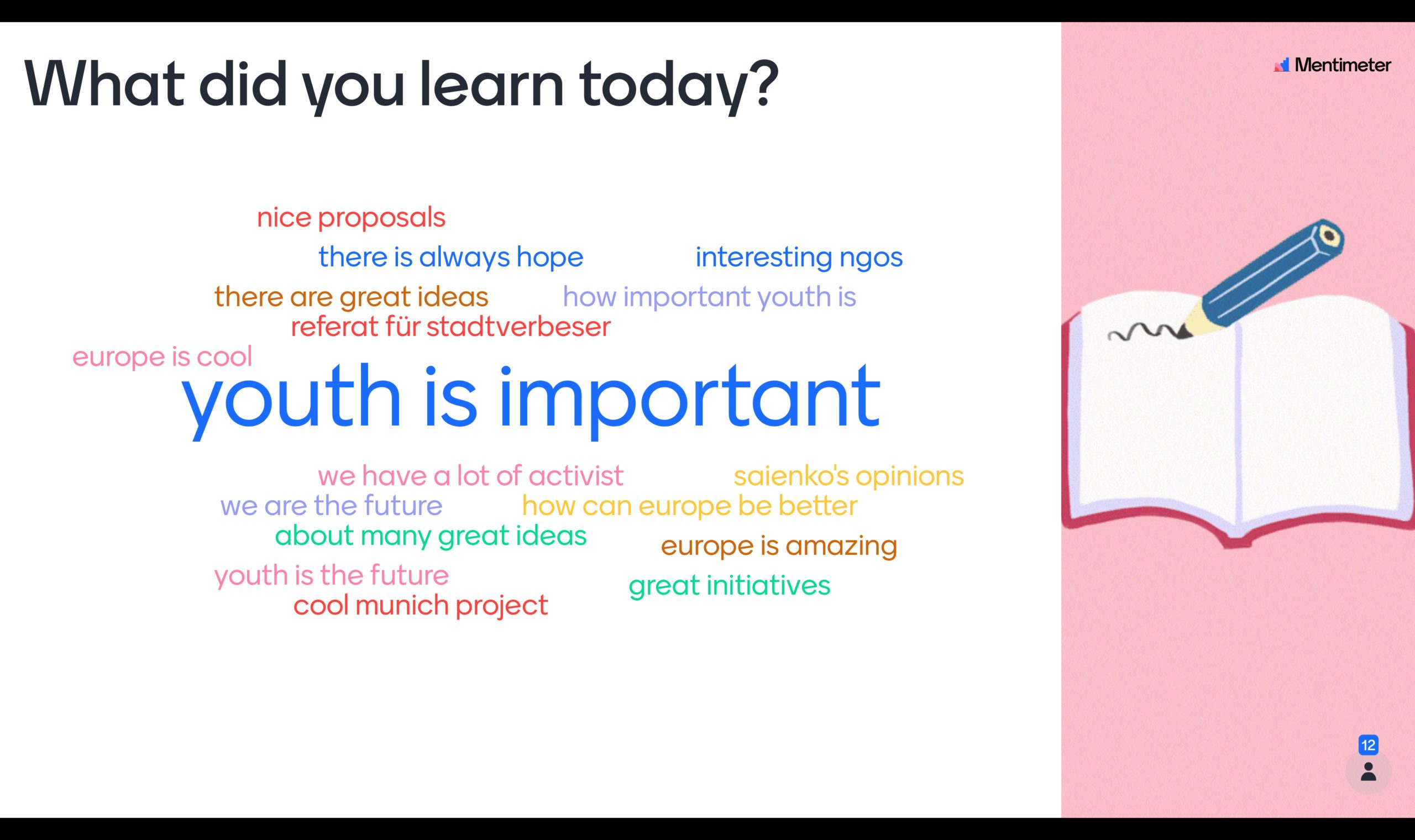 Mentimeter: what-did-you-learn-today